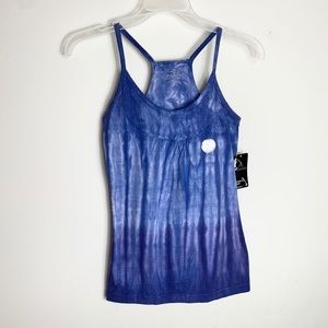 Jockey Athletic Fitness Workout Tie Dye Tank Top